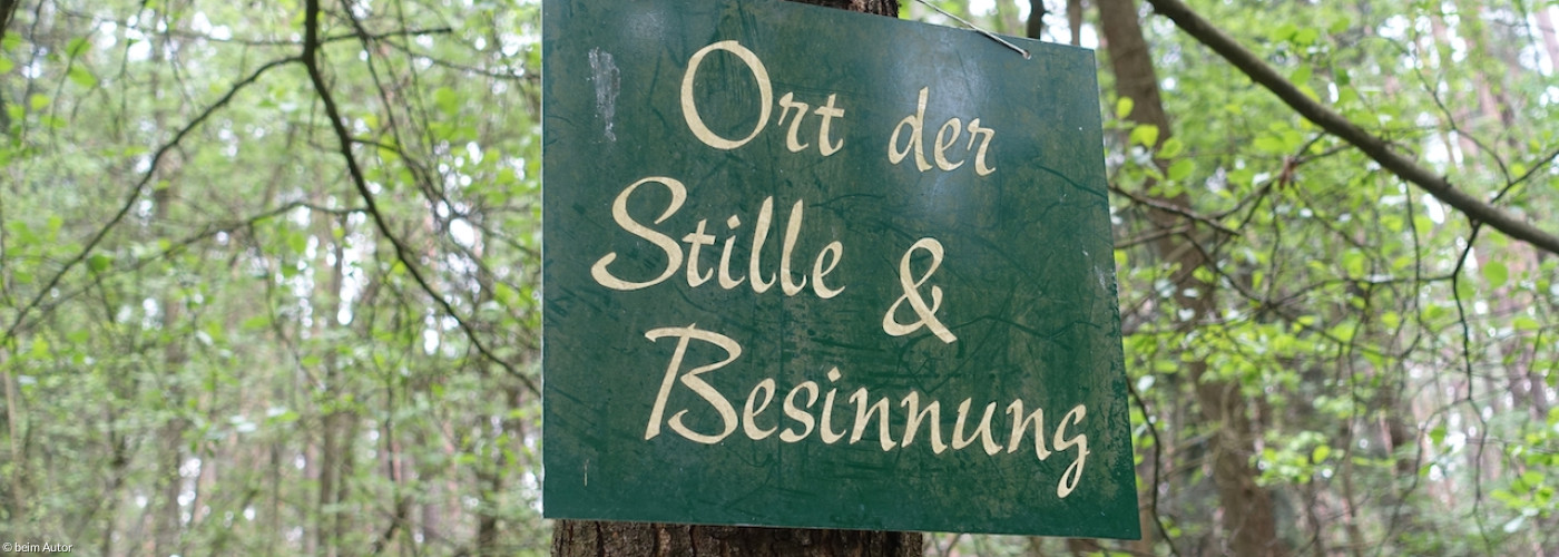 Stille und  Besinnung