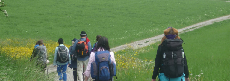 Pilgergruppe an Ostermontag