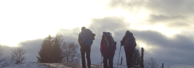 Pilger im Advent am Hohen Peißenberg