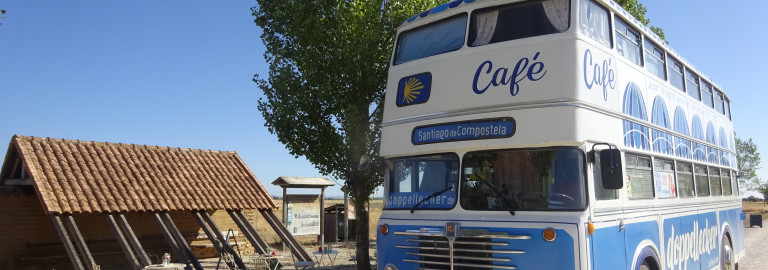 Cafebus Doppellecker auf dem Jakobsweg